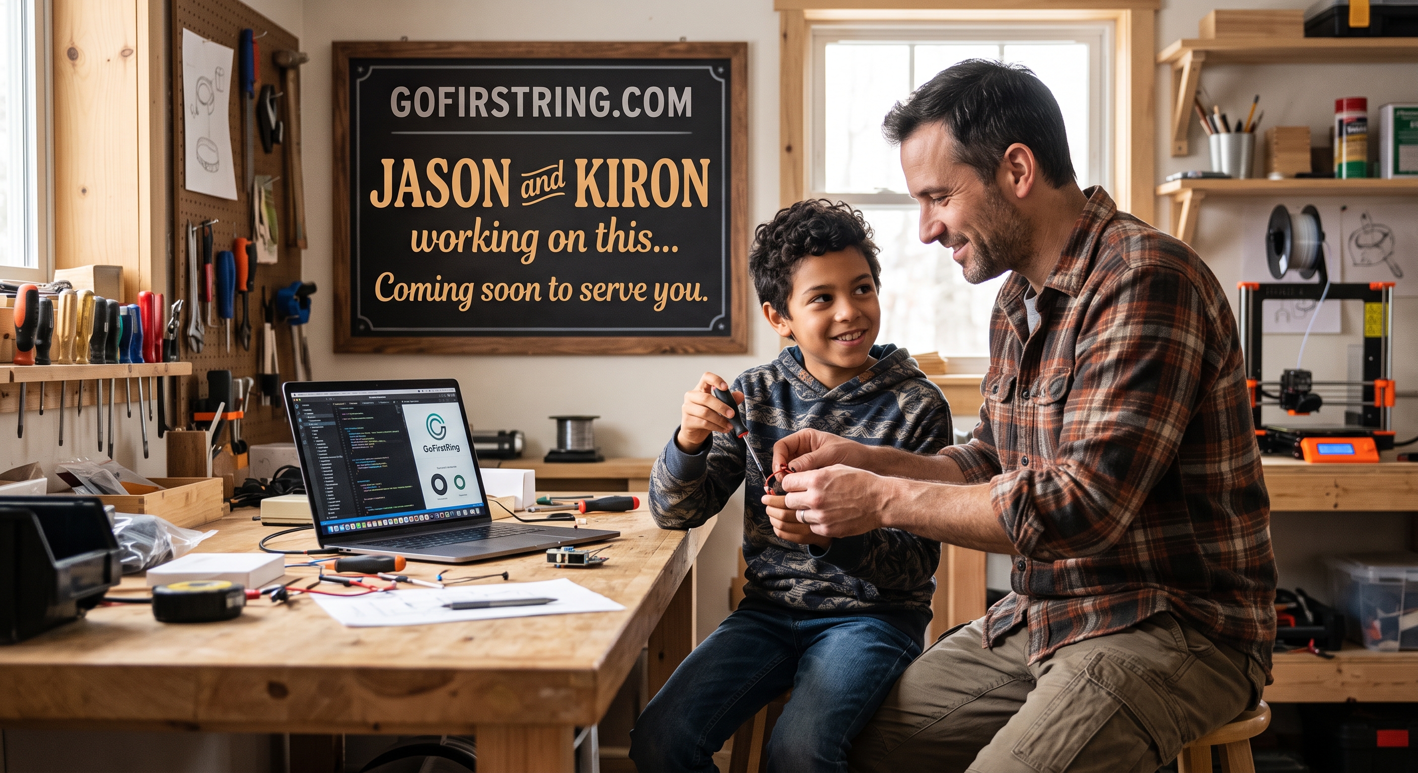 Jason and Kiron working together